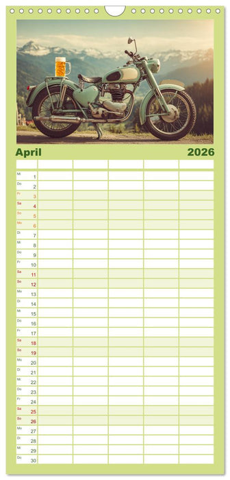 Bier im Blut - Maß für Maß durchs Männerjahr (CALVENDO Familienplaner 2026)