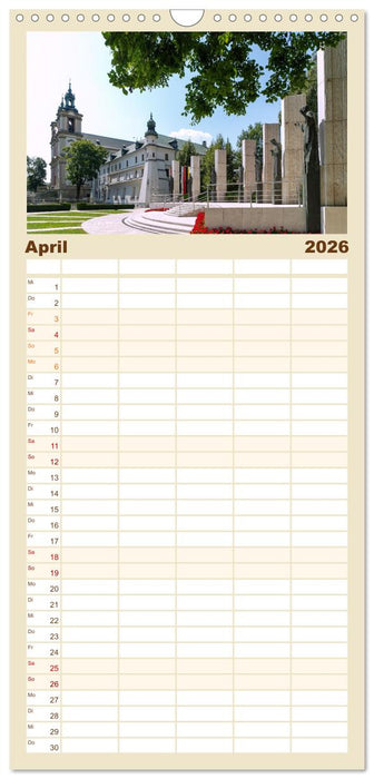 Krakau. Ein Spaziergang durch Polens kulturelles Herz (CALVENDO Familienplaner 2026)