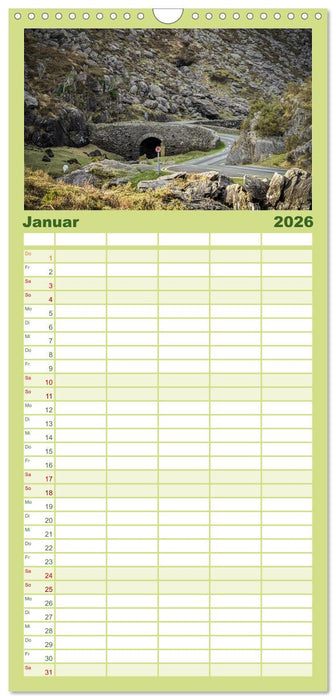 Irland - Unterwegs auf dem Wild Altantic Way (CALVENDO Familienplaner 2026)