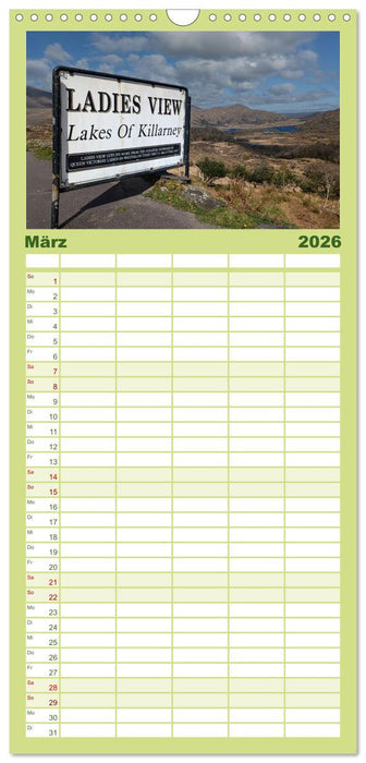 Irland - Unterwegs auf dem Wild Altantic Way (CALVENDO Familienplaner 2026)