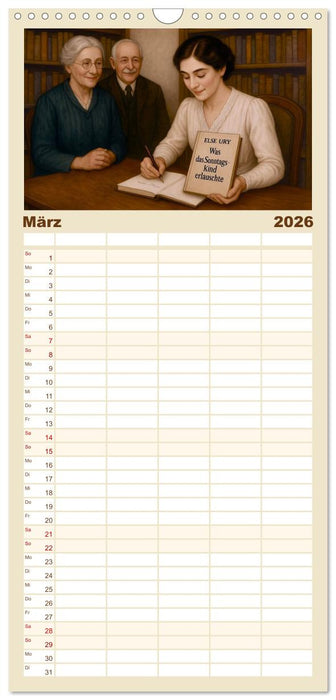 Else Ury (CALVENDO Familienplaner 2026)