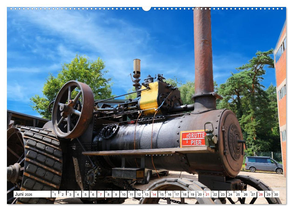 Kraft durch Dampf! Die Liebe zu Dampfmaschinen (CALVENDO Wandkalender 2026)