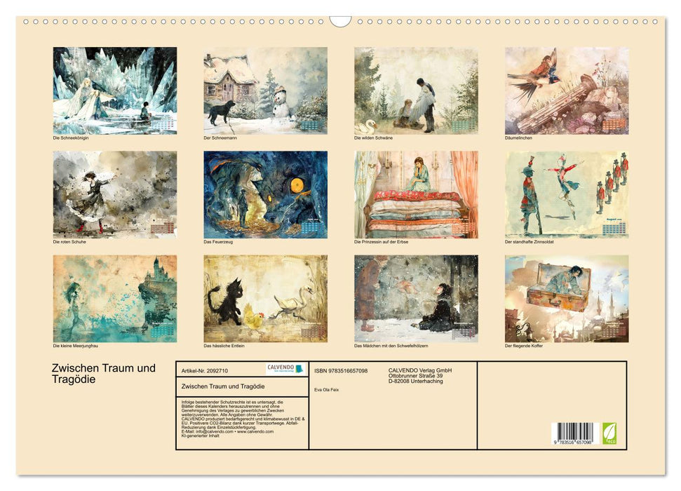 Zwischen Traum und Tragödie (CALVENDO Wandkalender 2026)