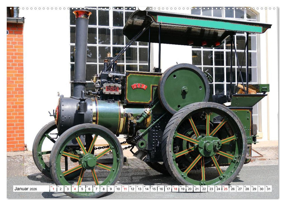 Kraft durch Dampf! Die Liebe zu Dampfmaschinen (CALVENDO Premium Wandkalender 2026)