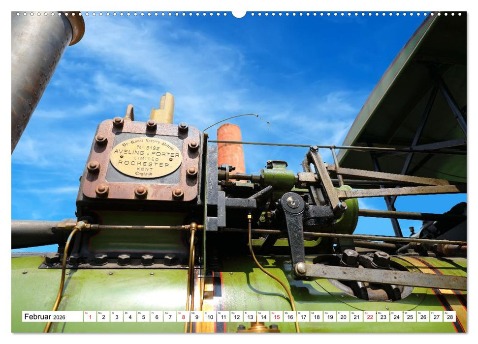 Kraft durch Dampf! Die Liebe zu Dampfmaschinen (CALVENDO Premium Wandkalender 2026)