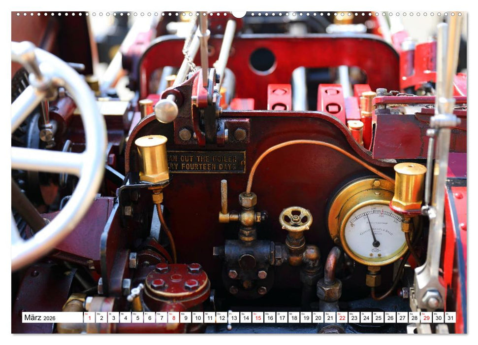 Kraft durch Dampf! Die Liebe zu Dampfmaschinen (CALVENDO Premium Wandkalender 2026)