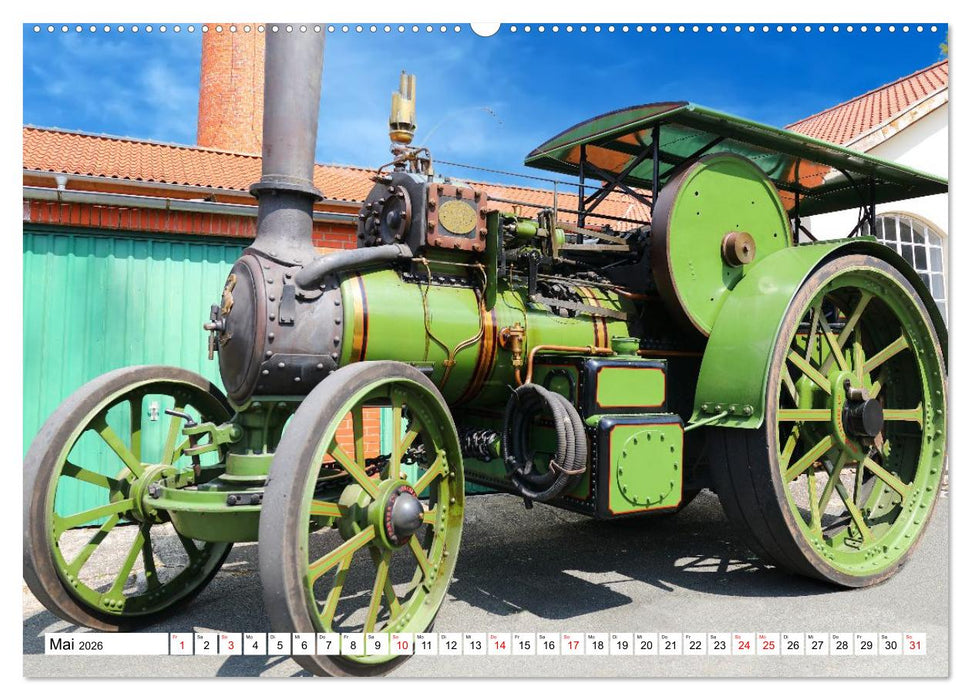 Kraft durch Dampf! Die Liebe zu Dampfmaschinen (CALVENDO Premium Wandkalender 2026)