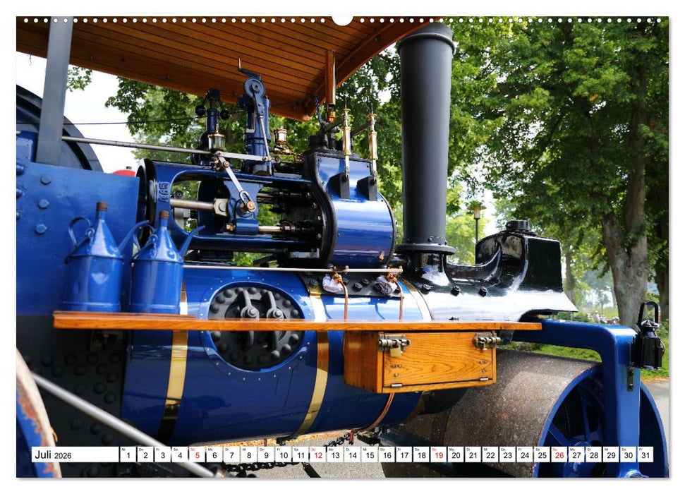 Kraft durch Dampf! Die Liebe zu Dampfmaschinen (CALVENDO Premium Wandkalender 2026)