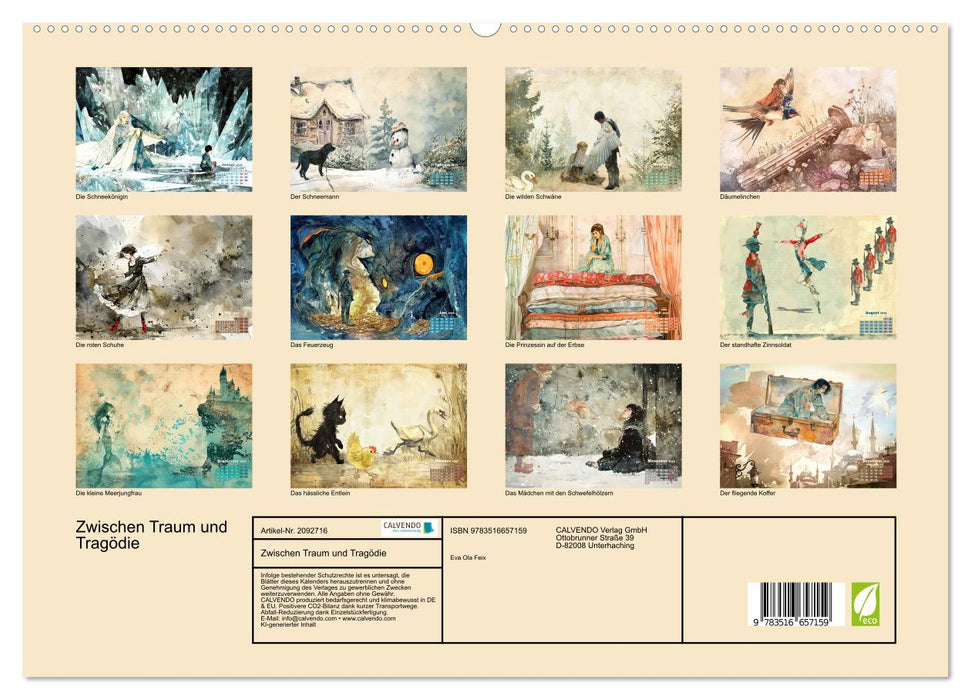 Zwischen Traum und Tragödie (CALVENDO Premium Wandkalender 2026)