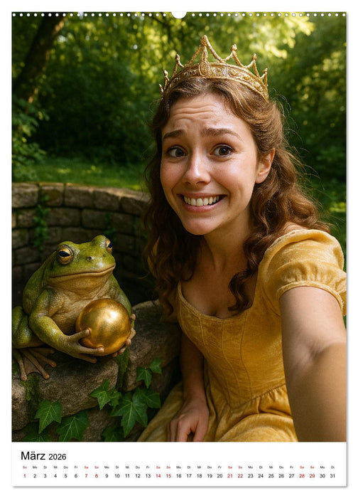 Märchenhafte Selfies (CALVENDO Premium Wandkalender 2026)
