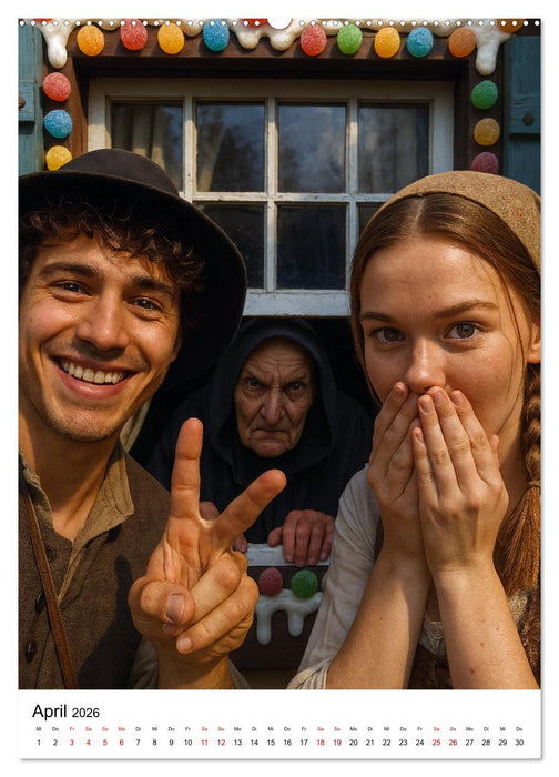 Märchenhafte Selfies (CALVENDO Premium Wandkalender 2026)