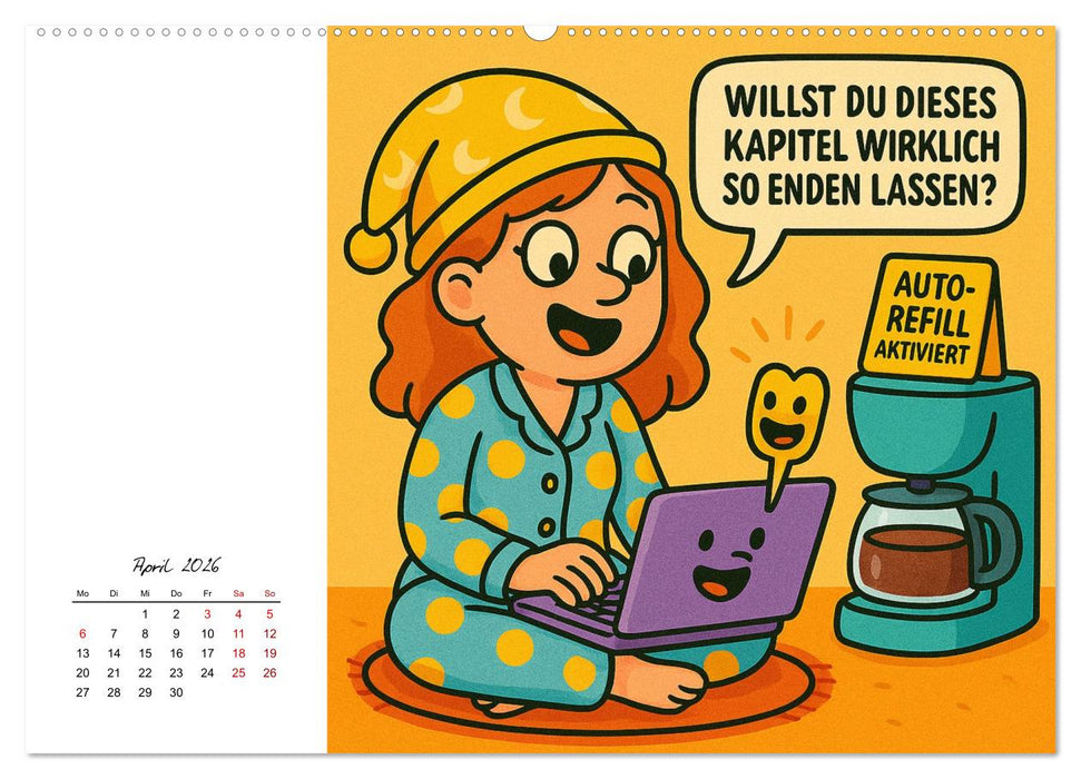 Job-Chaos total - voll Panne, voll verpeilt (CALVENDO Premium Wandkalender 2026)