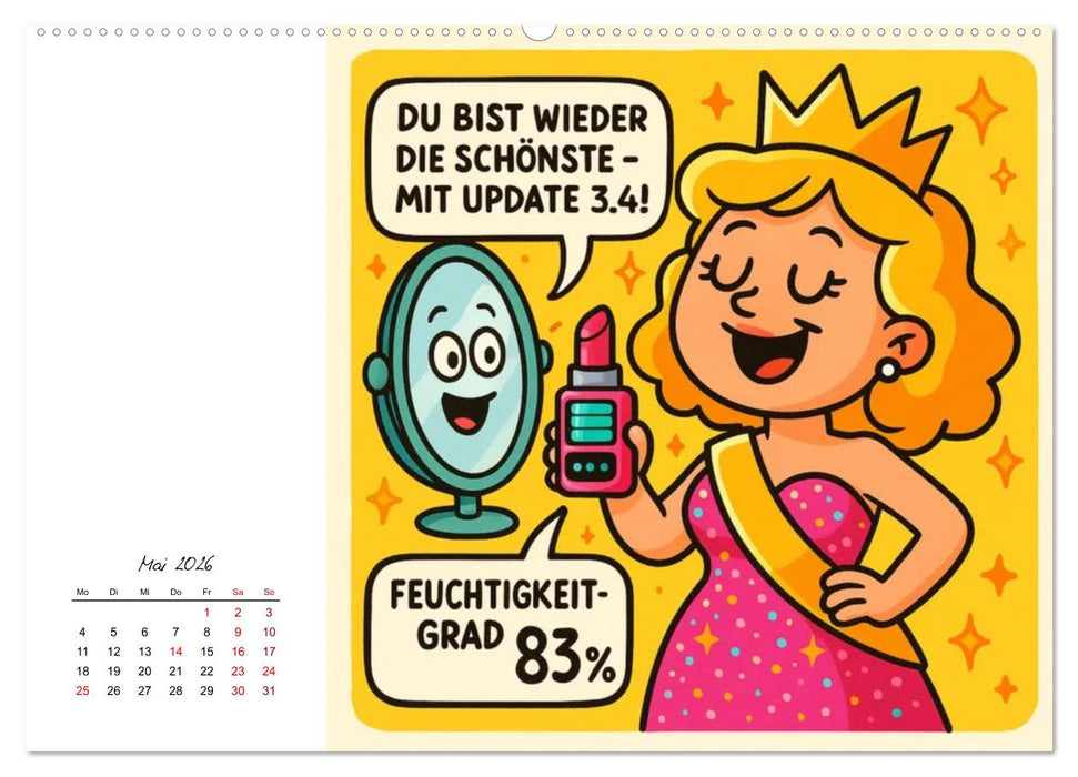 Job-Chaos total - voll Panne, voll verpeilt (CALVENDO Premium Wandkalender 2026)