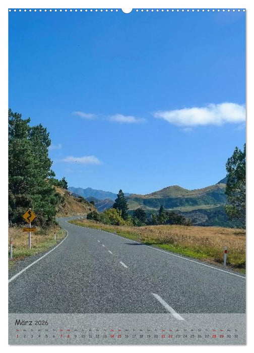 Neuseeland – Unterwegs auf der Südinsel (CALVENDO Premium Wandkalender 2026)