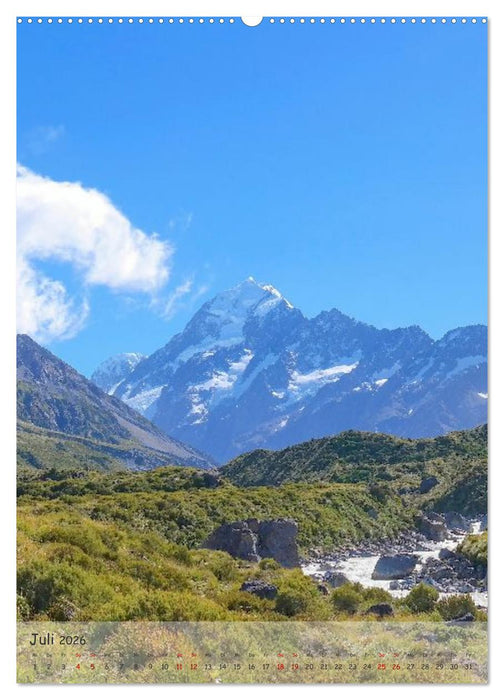 Neuseeland – Unterwegs auf der Südinsel (CALVENDO Premium Wandkalender 2026)