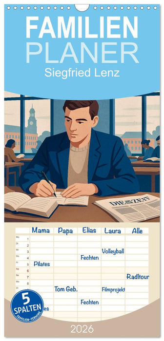 Siegfried Lenz (CALVENDO Familienplaner 2026)