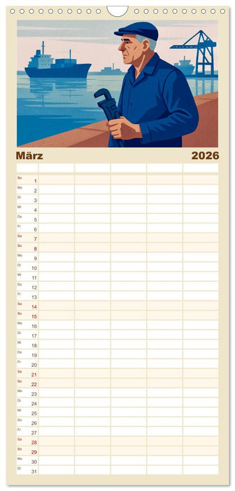 Siegfried Lenz (CALVENDO Familienplaner 2026)