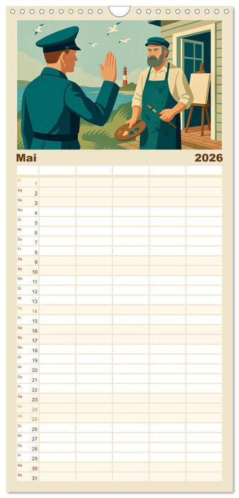 Siegfried Lenz (CALVENDO Familienplaner 2026)