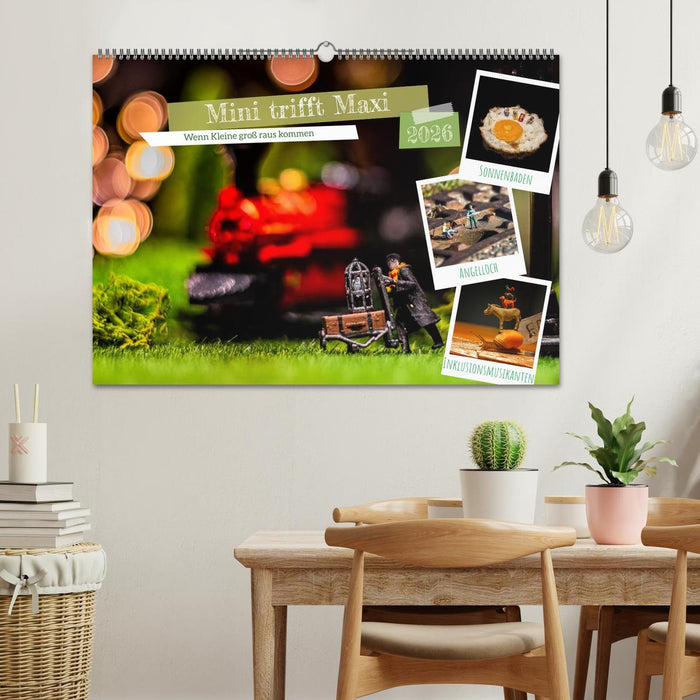 Mini trifft Maxi - Wenn Kleine groß rauskommen (CALVENDO Wandkalender 2026)