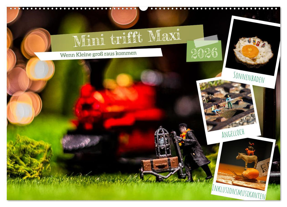 Mini trifft Maxi - Wenn Kleine groß rauskommen (CALVENDO Wandkalender 2026)