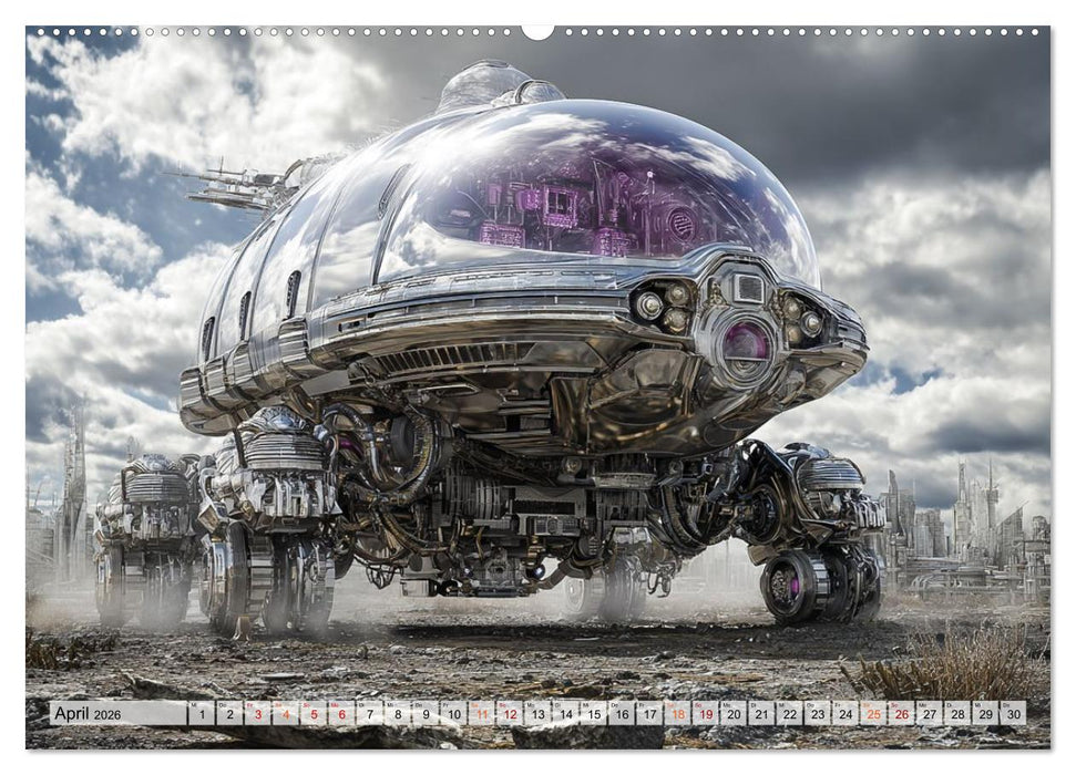Fantasie Welten - Science Fiction (CALVENDO Wandkalender 2026)