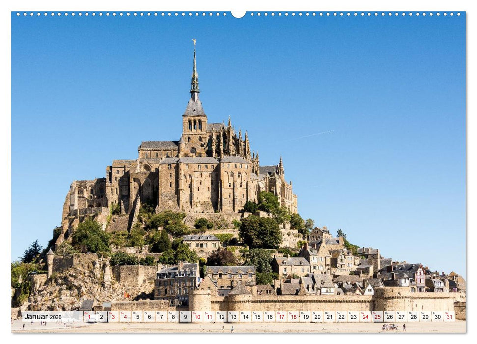 Normandie – Wo Natur auf Kultur trifft (CALVENDO Wandkalender 2026)