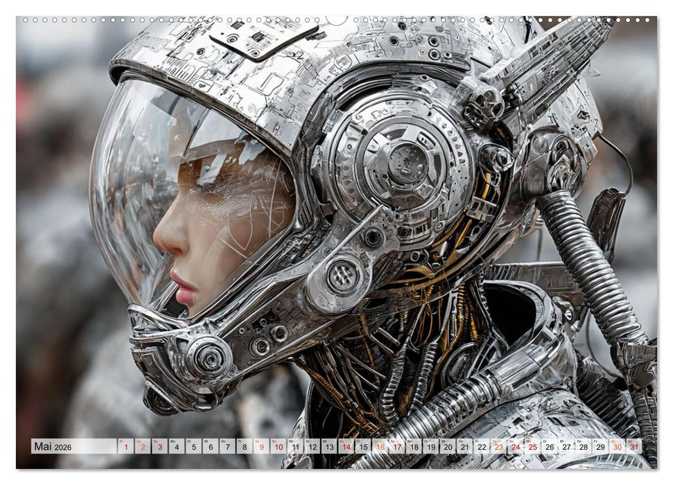 Fantasie Welten - Science Fiction (CALVENDO Premium Wandkalender 2026)