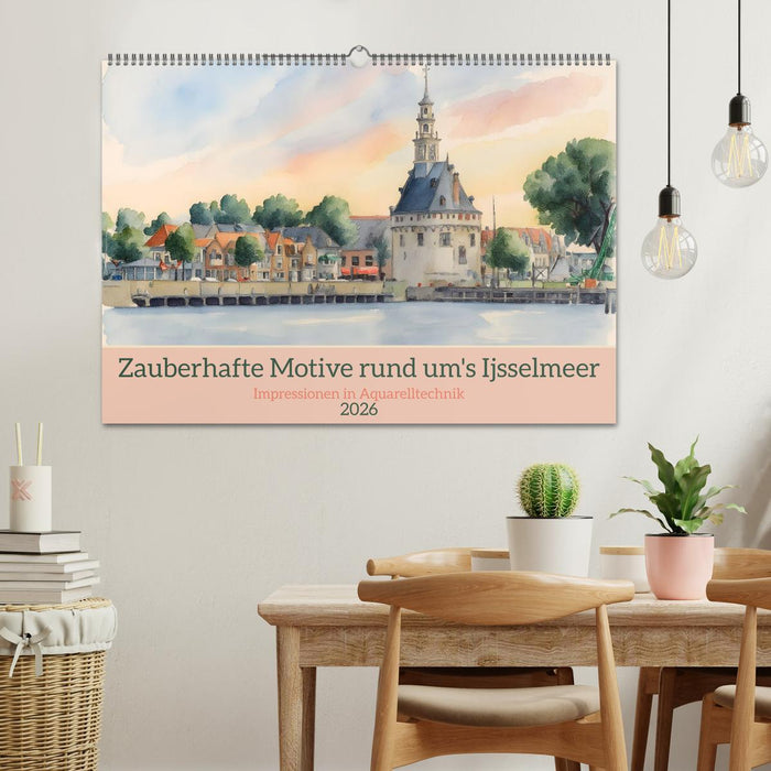 Zauberhafte Motive rund um's Ijsselmeer (CALVENDO Wandkalender 2026)