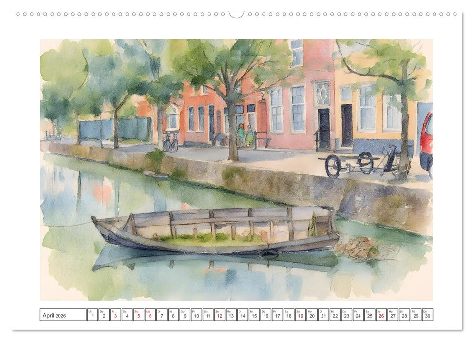 Zauberhafte Motive rund um's Ijsselmeer (CALVENDO Premium Wandkalender 2026)