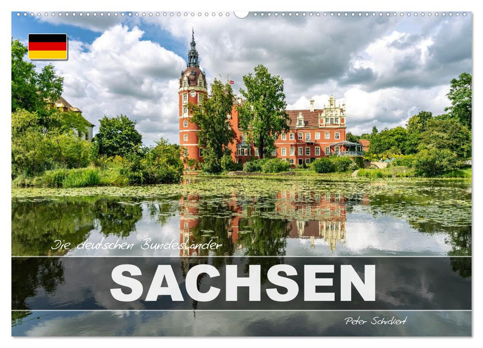 Die deutschen Bundesländer - Sachsen (CALVENDO Wandkalender 2026)
