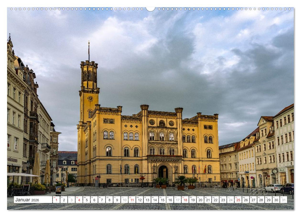 Die deutschen Bundesländer - Sachsen (CALVENDO Wandkalender 2026)