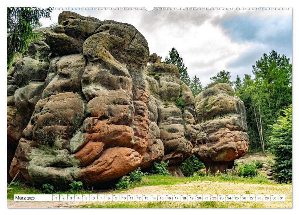 Die deutschen Bundesländer - Sachsen (CALVENDO Wandkalender 2026)