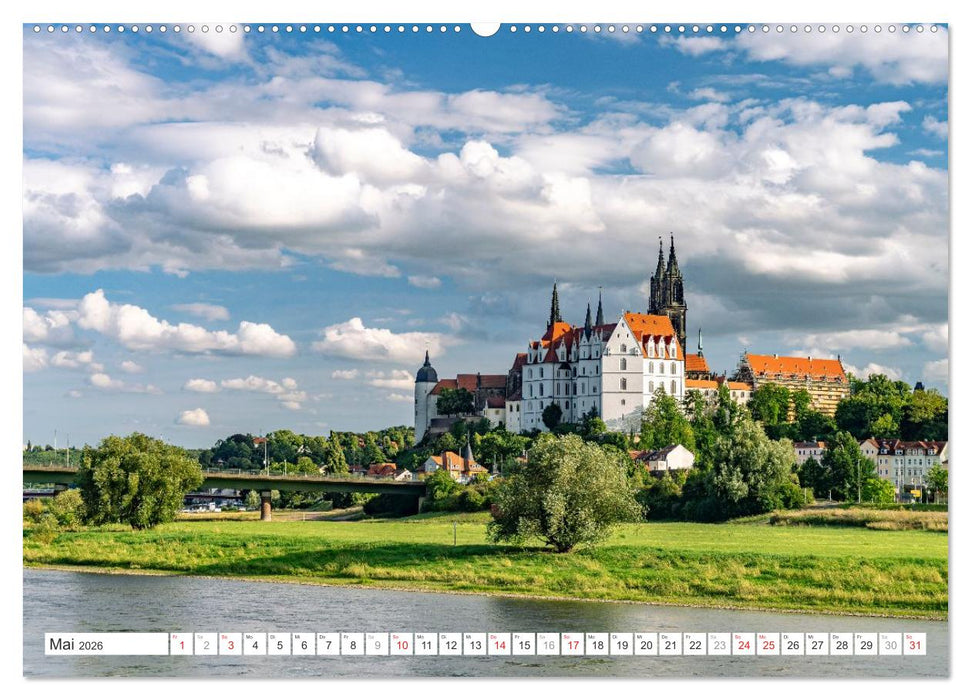 Die deutschen Bundesländer - Sachsen (CALVENDO Wandkalender 2026)
