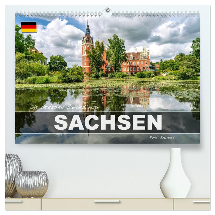 Die deutschen Bundesländer - Sachsen (CALVENDO Premium Wandkalender 2026)