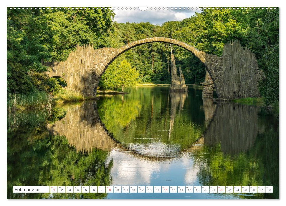 Die deutschen Bundesländer - Sachsen (CALVENDO Premium Wandkalender 2026)