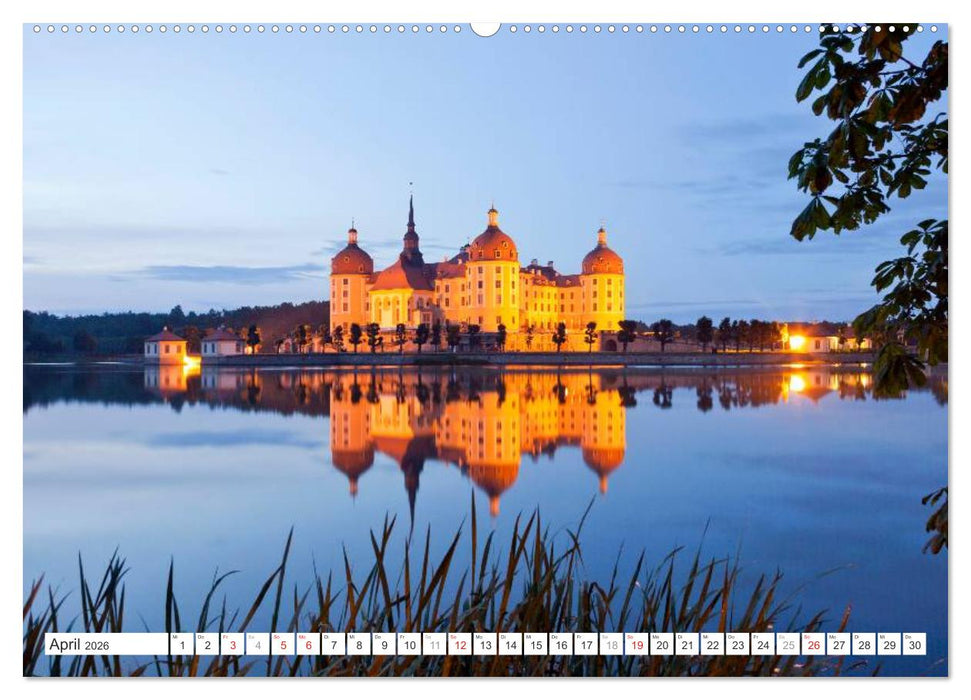 Die deutschen Bundesländer - Sachsen (CALVENDO Premium Wandkalender 2026)