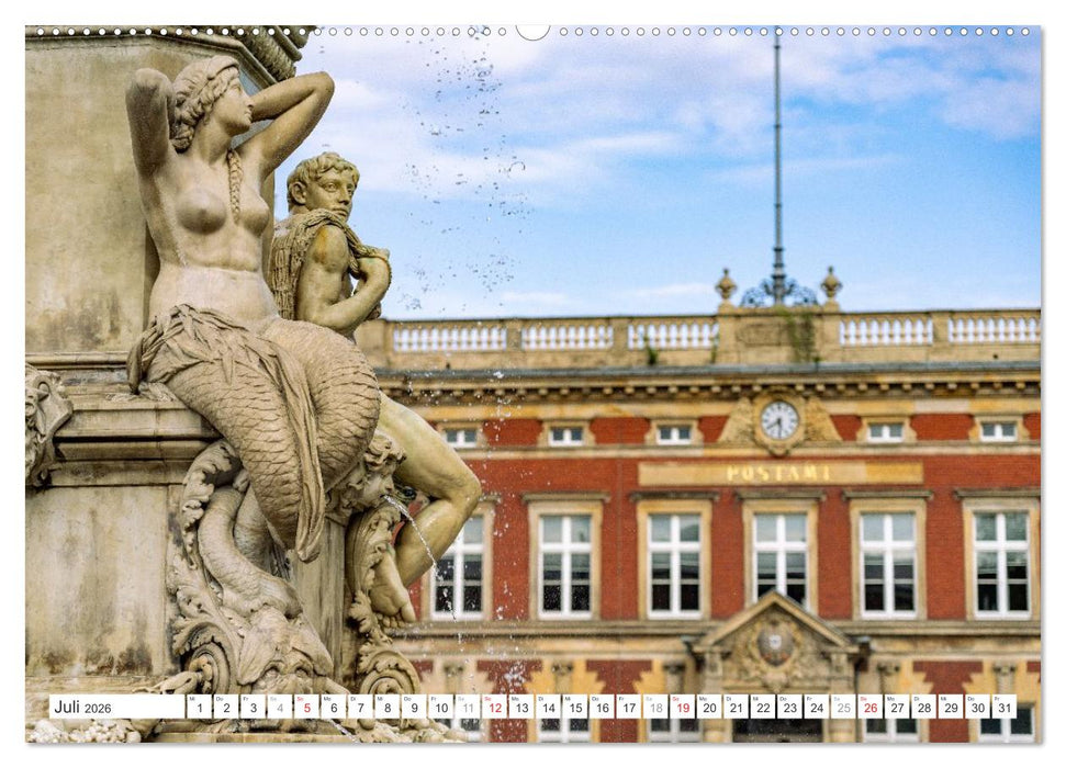 Die deutschen Bundesländer - Sachsen (CALVENDO Premium Wandkalender 2026)