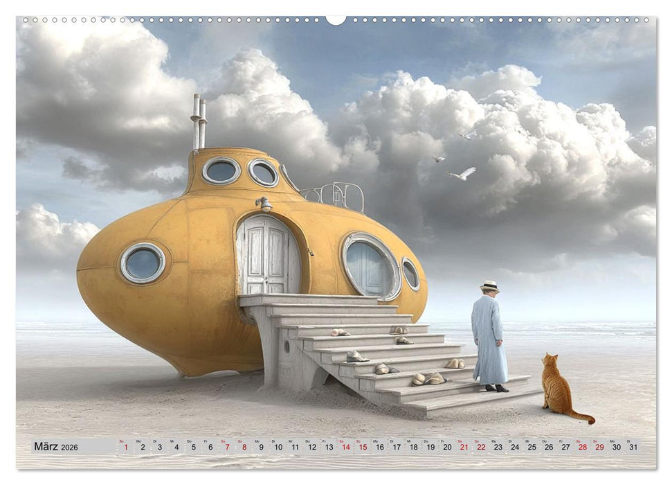 Ein Flüstern hinter dem Weiß (CALVENDO Premium Wandkalender 2026)