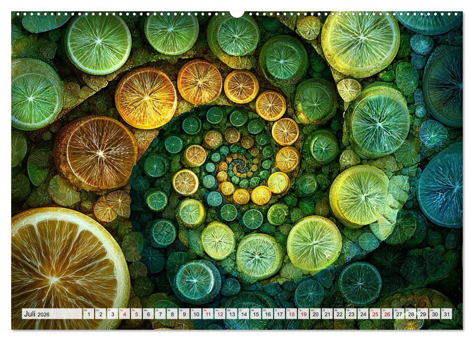 Fibonacci’s Garten (CALVENDO Premium Wandkalender 2026)