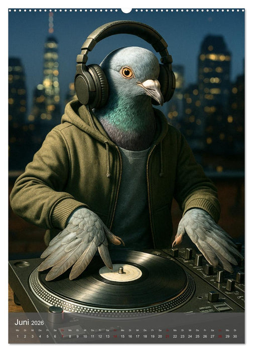 Stadttauben – Urban. Cool. Ziemlich unterschätzt. (CALVENDO Wandkalender 2026)