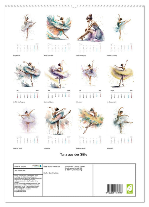 Tanz aus der Stille (CALVENDO Premium Wandkalender 2026)