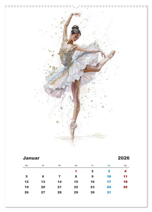 Tanz aus der Stille (CALVENDO Premium Wandkalender 2026)