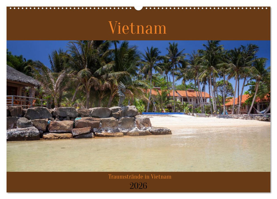 Traumstrände in Vietnam (CALVENDO Wandkalender 2026)