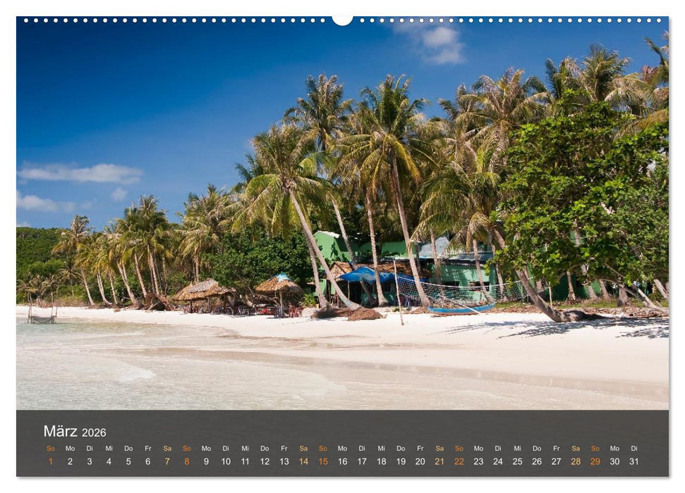 Traumstrände in Vietnam (CALVENDO Wandkalender 2026)