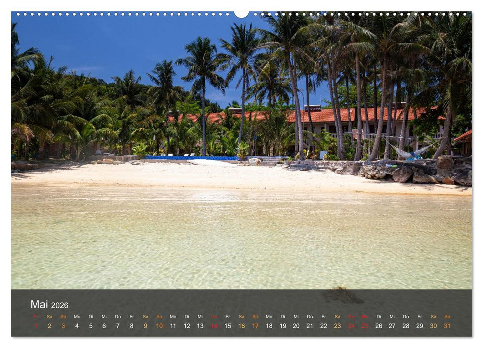 Traumstrände in Vietnam (CALVENDO Premium Wandkalender 2026)