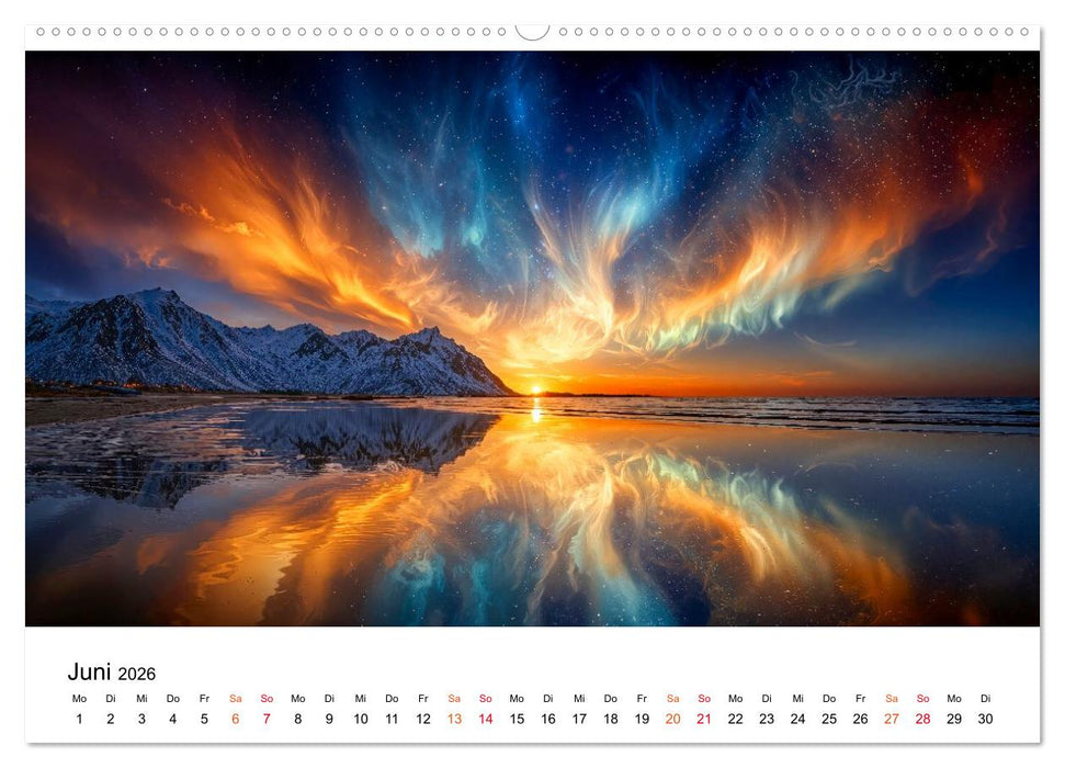 Aurora Borealis - Polarlicht Nordlicht (CALVENDO Premium Wandkalender 2026)