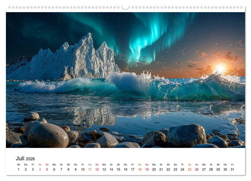 Aurora Borealis - Polarlicht Nordlicht (CALVENDO Premium Wandkalender 2026)