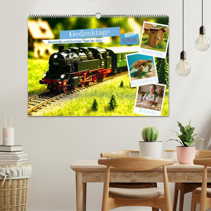 Gedenktage 2026. Sinnvolle und kuriose Tage im Jahr (CALVENDO Wandkalender 2026)