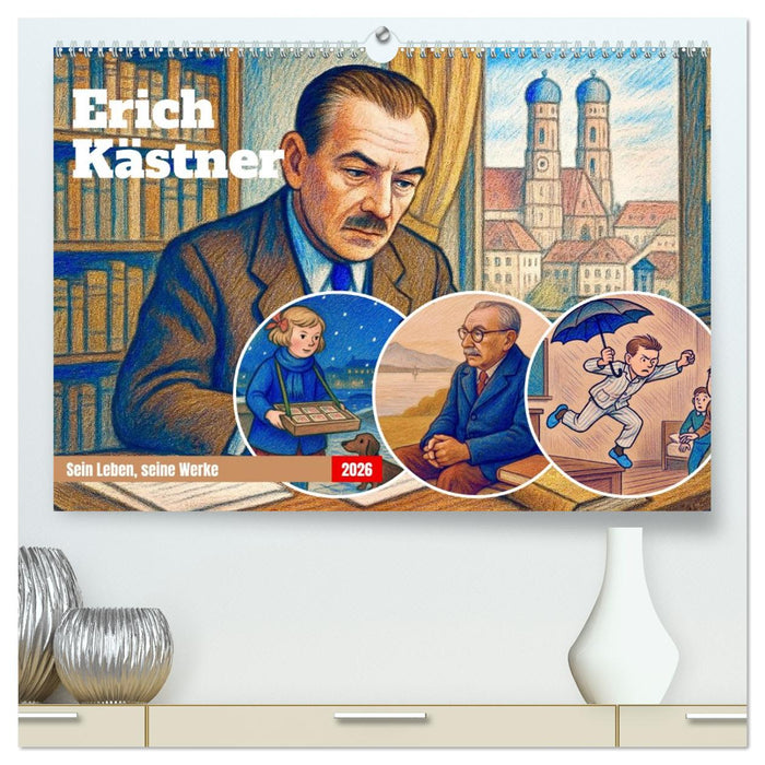 Erich Kästner (CALVENDO Premium Wandkalender 2026)