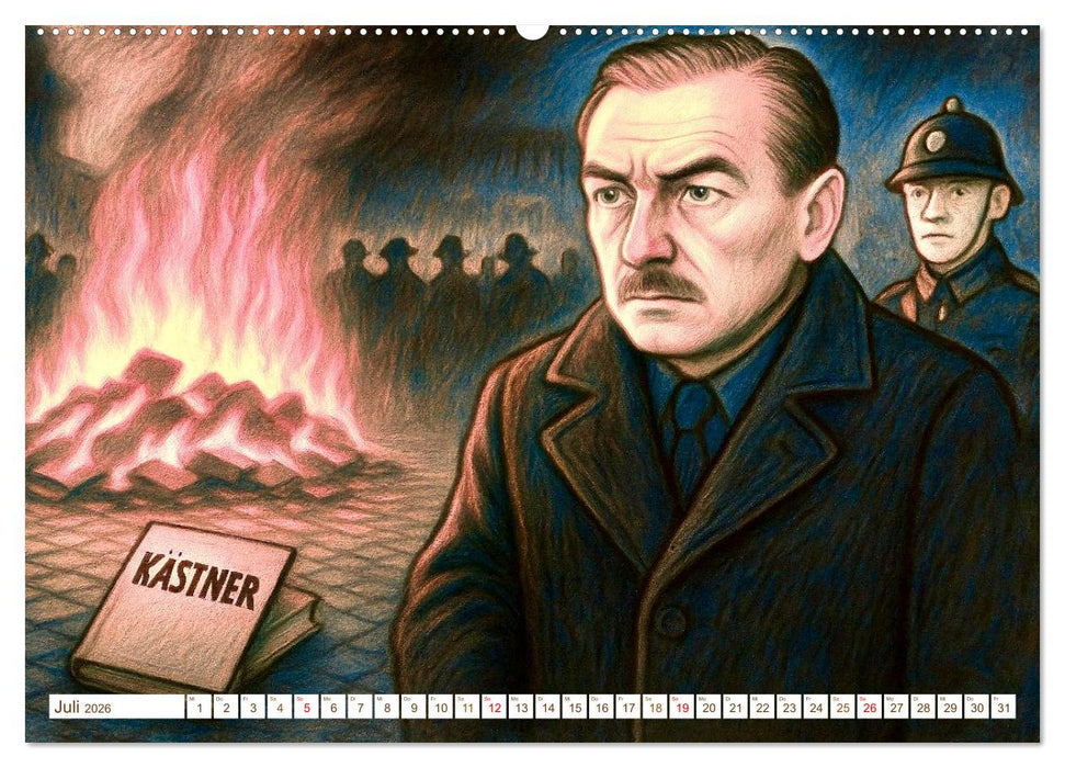Erich Kästner (CALVENDO Premium Wandkalender 2026)